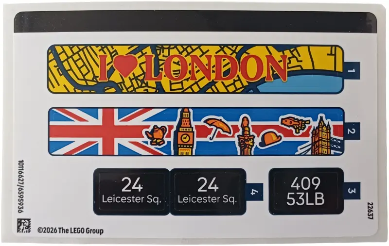 Sticker Sheet for Set 40953 - (10116627/6595936)