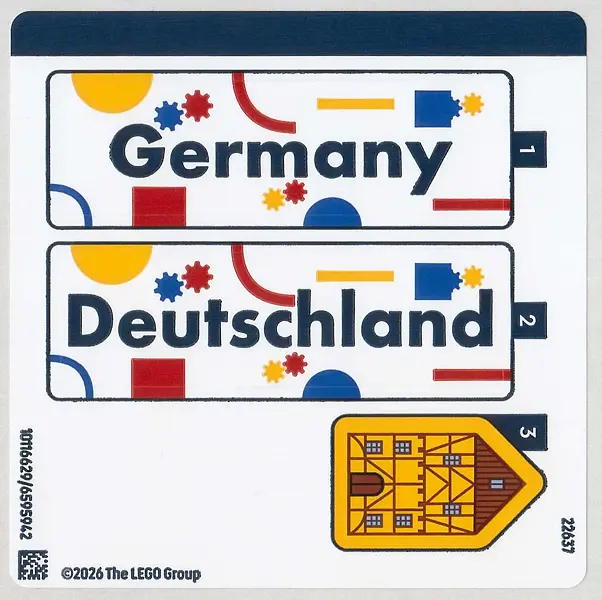 Sticker Sheet for Set 40954 - (10116629/6595942)