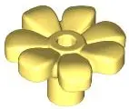 Light Yellow Plant Flower with Bar and Small Pin Hole