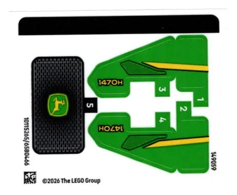 Sticker Sheet for Set 42218 - (10115265/6580466)
