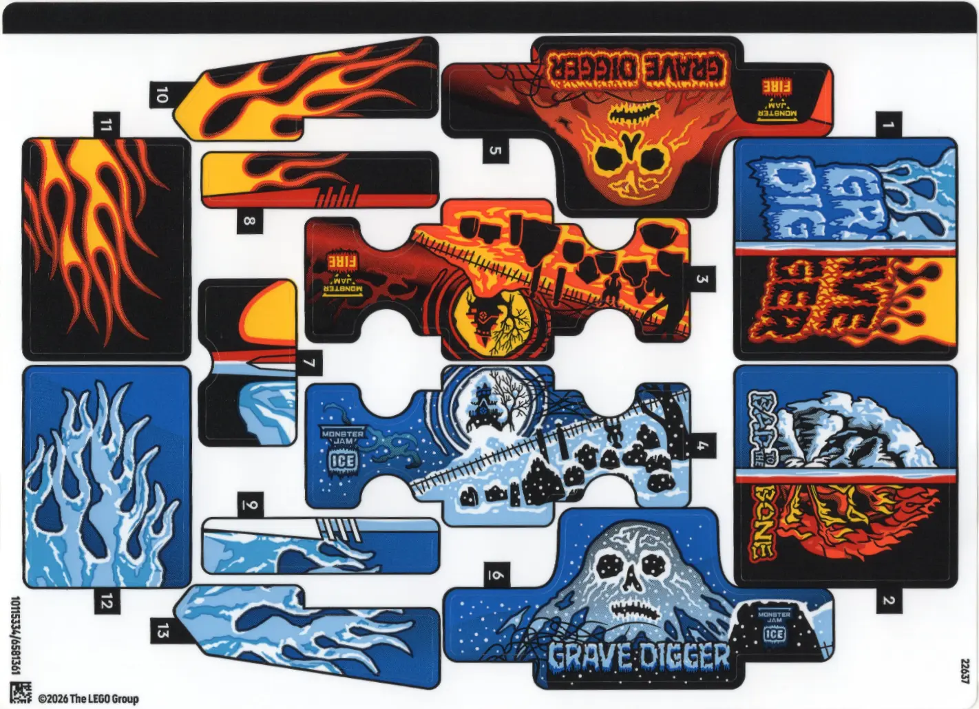 Sticker Sheet for Set 42219 - (10115334/6581361)