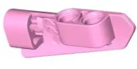 Pink Technic, Panel Fairing #22 Very Small Smooth, Side A