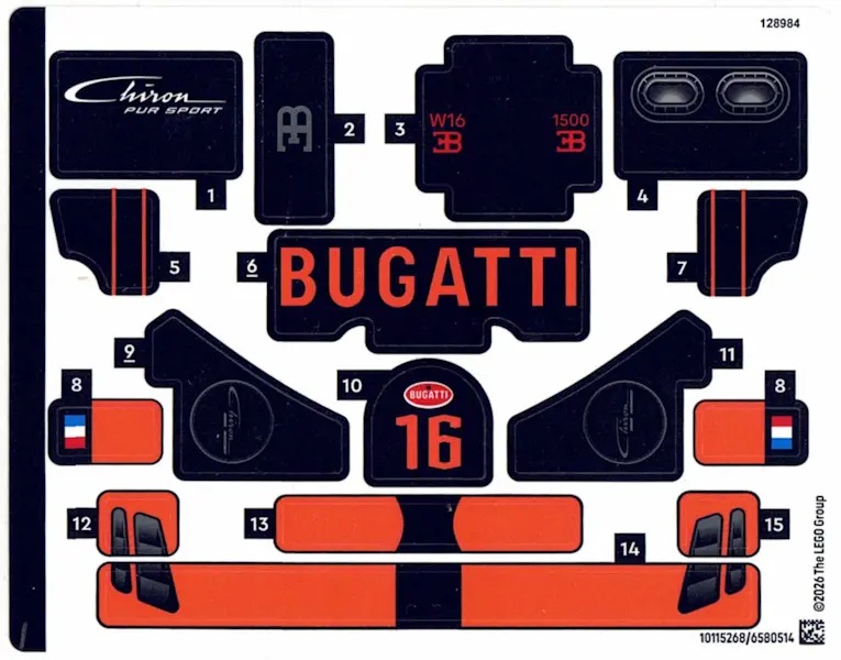 Sticker Sheet for Set 42222 - (10115268/6580514)