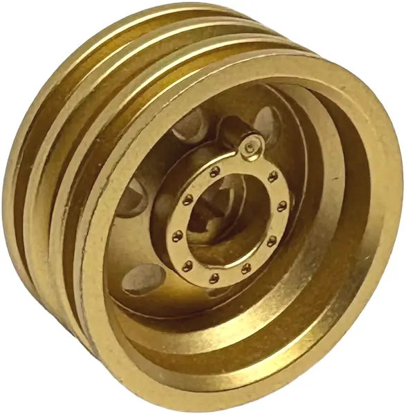 Gold Wheel 30mm D. x 14mm