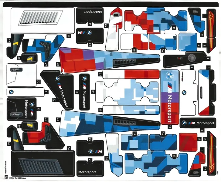 Sticker Sheet for Set 42226 - (10115269/6580515)