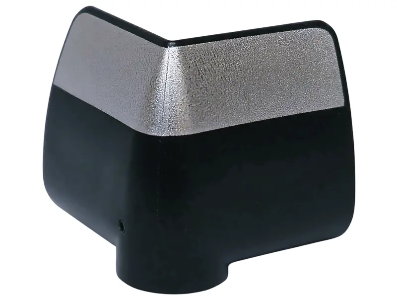 Technic, Panel Curved 2 x 2 x 2 Corner with Silver Stripe Pattern