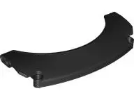 Black Technic, Panel Car Mudguard Arched 15 x 2 x 6 Rounded Top
