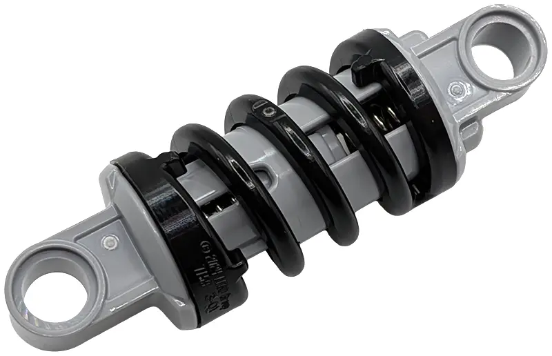 Black Technic, Shock Absorber 6L with Light Bluish Gray Ends