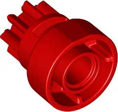 Red Technic, Gear 8 Tooth with Clutch