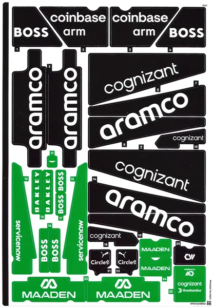 Sticker Sheet for Set 42240, Sheet 1 - (10115275/6580552)
