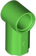 Green Technic, Axle and Pin Connector Angled #1