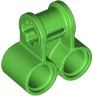 Green Technic, Axle and Pin Connector Perpendicular Double