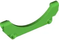 Green Technic, Panel Car Mudguard Arched 9 x 1 x 3 Straight Top
