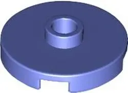 Violet Tile, Round 2 x 2 with Open Stud