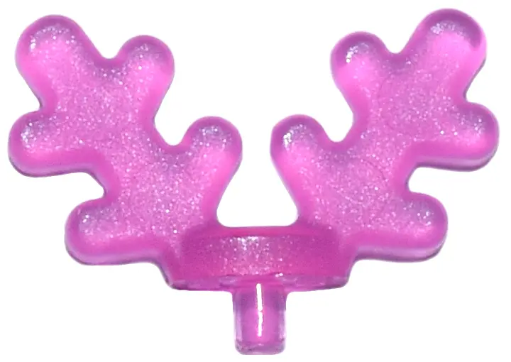 Pink Minifigure, Antlers with Small Pin