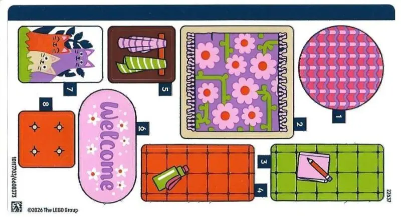 Sticker Sheet for Set 42682 - (10117703/6608373)