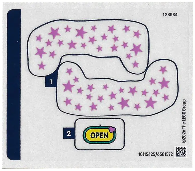 Sticker Sheet for Set 42684, Sheet 1 - (10115425/6581572)