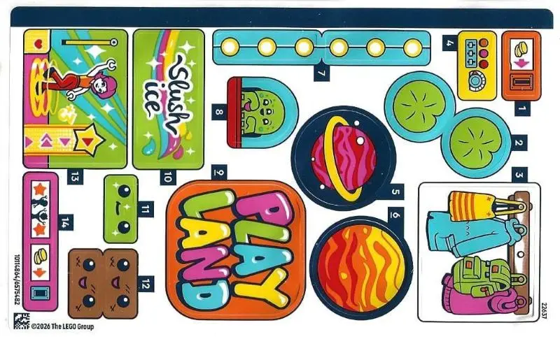 Sticker Sheet for Set 42686 - (10114864/6575482)