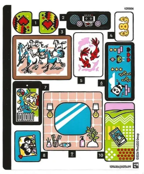 Sticker Sheet for Set 42687, Sheet 1 - (10114866/6575499)