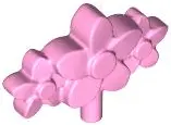 Pink Friends Accessories Hair Decoration, Flower Triple (Crown) with Small Pin