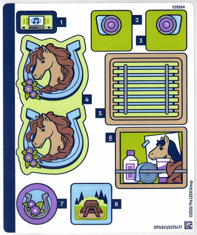 Sticker Sheet for Set 42695 - (10114861/6575477)