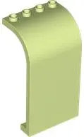 Green Panel 3 x 4 x 6 Curved Top