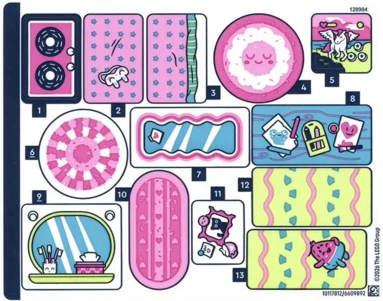 Sticker Sheet for Set 42697, Sheet 1 - (10117812/6609892)
