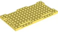 Light Yellow Brick, Modified 8 x 16 x 2/3 with 1 x 4 Indentations