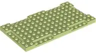 Green Brick, Modified 8 x 16 x 2/3 with 1 x 4 Indentations
