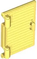 Light Yellow Shutter for Window 1 x 2 x 3 with Hinges and Handle