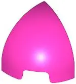 Pink Slope, Curved 1 x 1 Corner Round