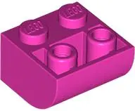 Pink Slope, Curved 2 x 2 Inverted