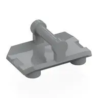 PLATE 2X3 W/ HOR. 3,2 SHAFT