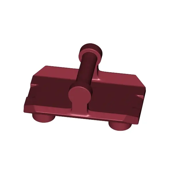 PLATE 2X3 W/ HOR. 3,2 SHAFT