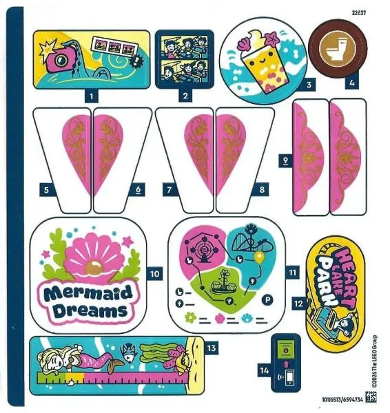 Sticker Sheet for Set 42703 - (10116513/6594734)