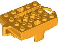 Light Orange Vehicle, Base 4 x 5 Roller Coaster Car
