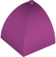 Panel 5 x 5 x 3 1/3 Corner Convex with Curved Top