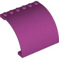Panel 6 x 5 x 3 1/3 Curved Top