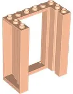 Nougat Door, Frame 3 x 6 x 6 with Channels