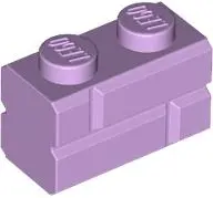 Brick, Modified 1 x 2 with Masonry Profile