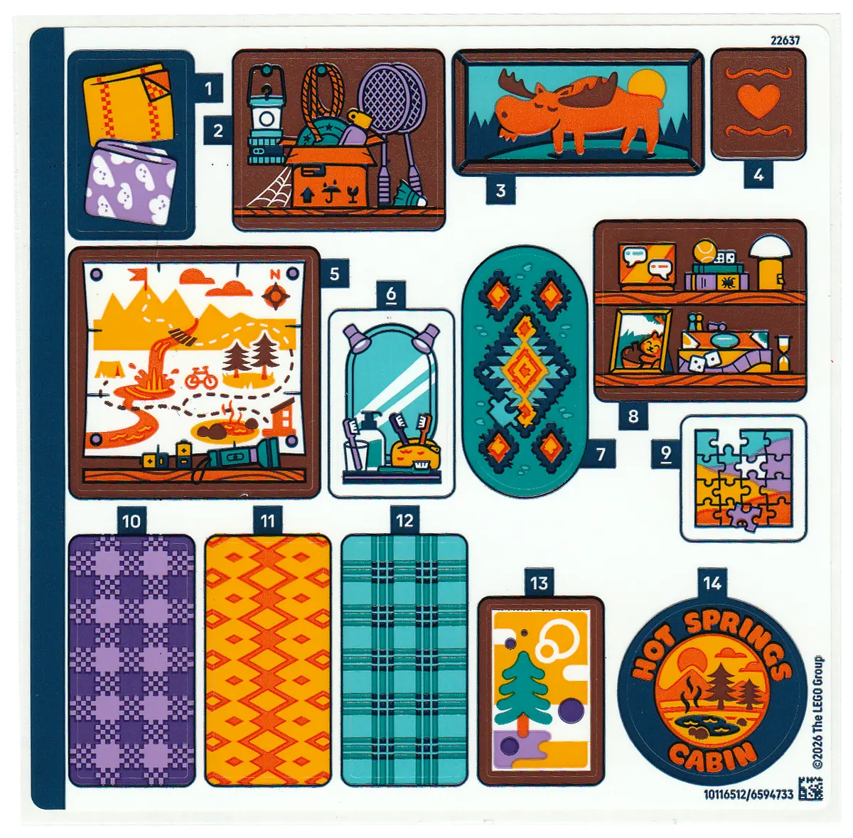 Sticker Sheet for Set 42705 - (10116512/6594733)