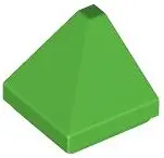 Green Slope 30 1 x 1 x 2/3 Double Convex Corner