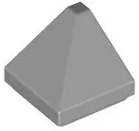 Bluish Gray Slope 30 1 x 1 x 2/3 Double Convex Corner