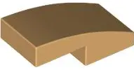 Tan Slope, Curved 2 x 1 x 2/3