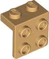 Tan Bracket 1 x 2 - 2 x 2