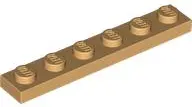 Tan Plate 1 x 6