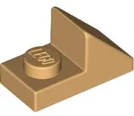 Tan Slope 45 2 x 1 with 2/3 Cutout