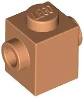 Brick, Modified 1 x 1 with Studs on 2 Sides, Opposite