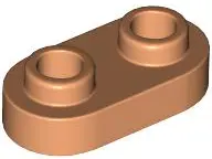 Plate, Round 1 x 2 with Open Studs
