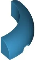 Azure Brick, Round Corner 4 x 4 without Studs